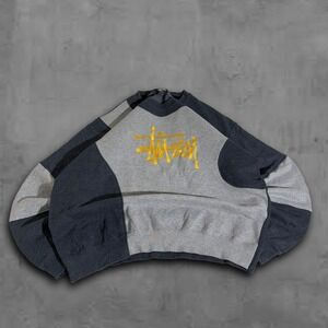 Vintage Stussy Rework Style Y2k 90s Crewneck Sweatshirt